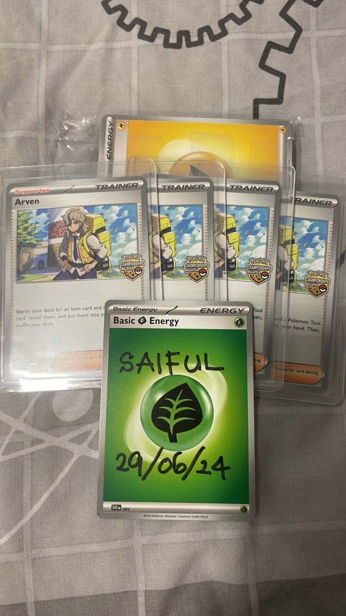 Arven Malaysia Asia Pokemon Championships Stamped Promo 2024 [SVI