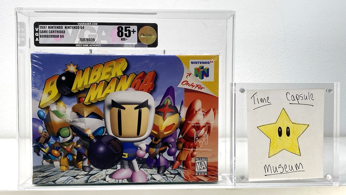 Bomberman 64 Nintendo N64 New 1997 Factory Sealed VGA Grade  display picture 1