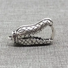 925 Sterling Silver Crocodile Lobster Clasp for Bracelet Necklace