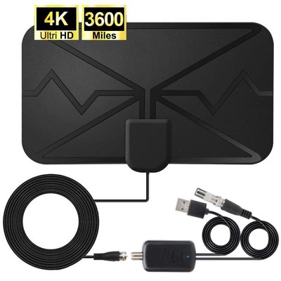 Miles Smart TV Antenna 4K 25dB Digital DVB-T2 1080P Aerial with amplifier Booste