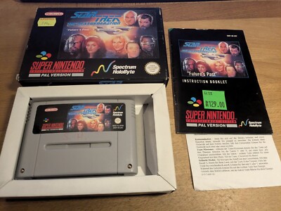 Star Trek Next Generation Future's Past Super Nintendo SNES CIB OVP komplett UKV