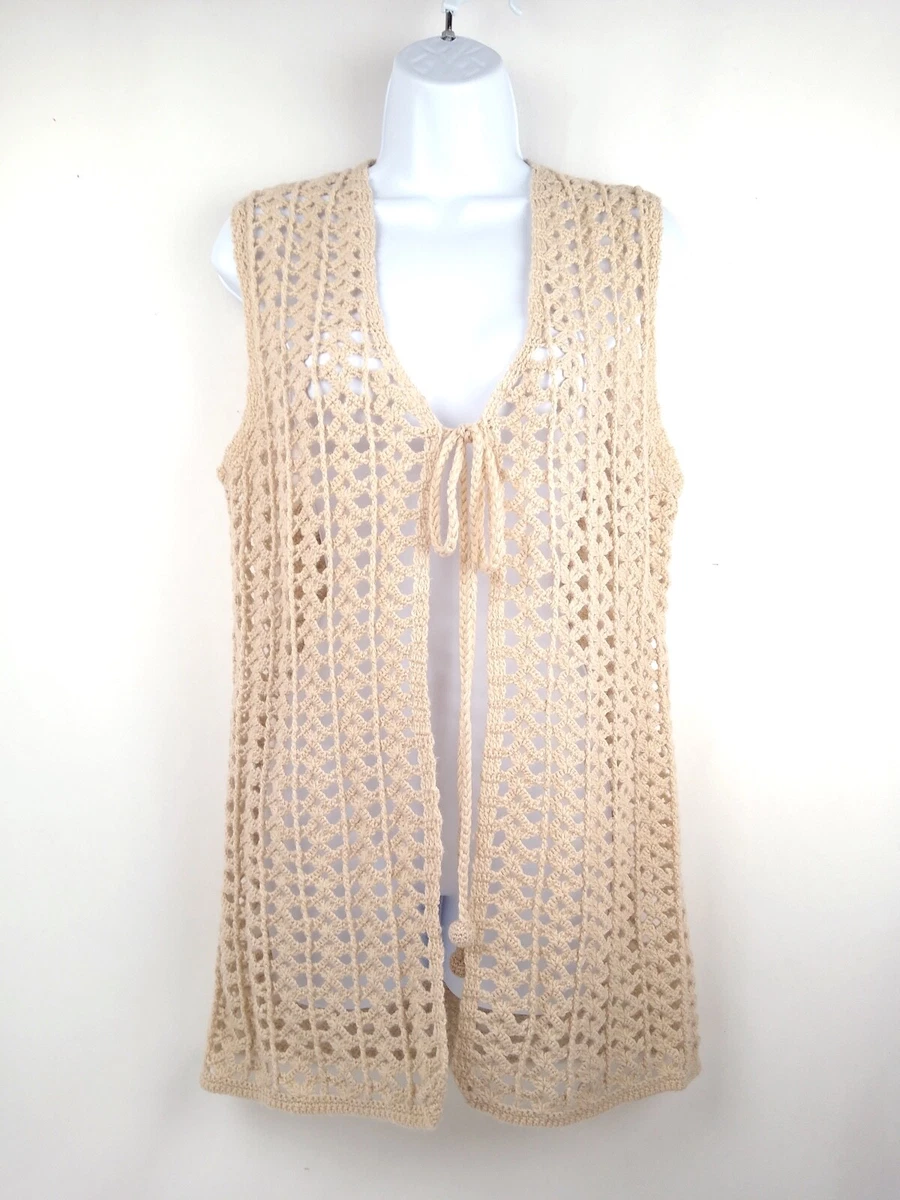 Crochet hippie vest shop