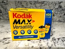 KODAK Max Versatility 400 Film Rolls 24 Exposures EXP 07/2006 Lot of 2 Rolls