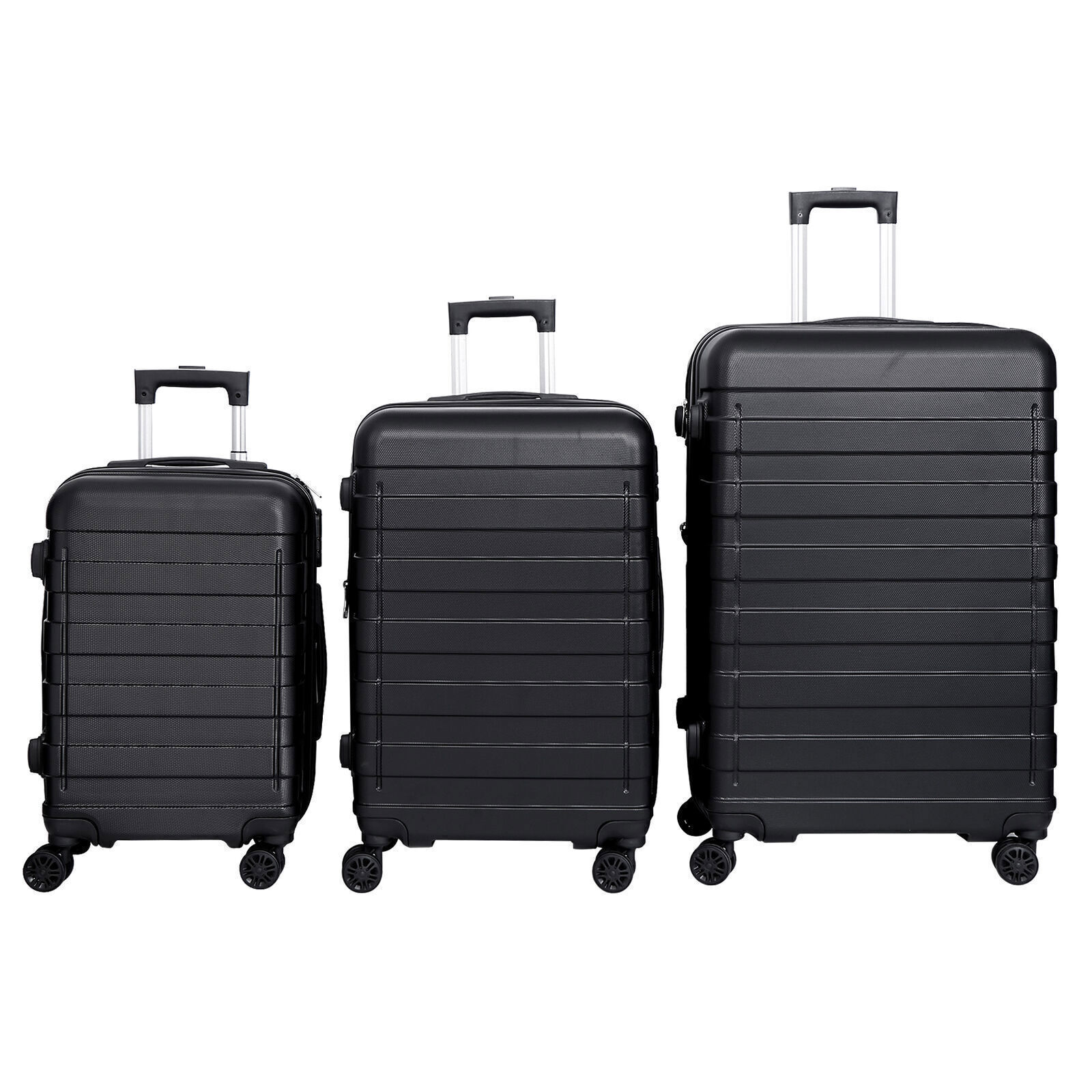 Sets Expandable Abs Hardshell 3pcs Luggage Hardside Lightwei