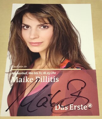 Maike Billitis Original signierte Autogrammkarte Marienhof Autogramm Karte AK TV