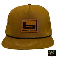 NEW BANDED GEAR UMPQUA LEATHER PATCH LOGO SNAPBACK BALL CAP HAT