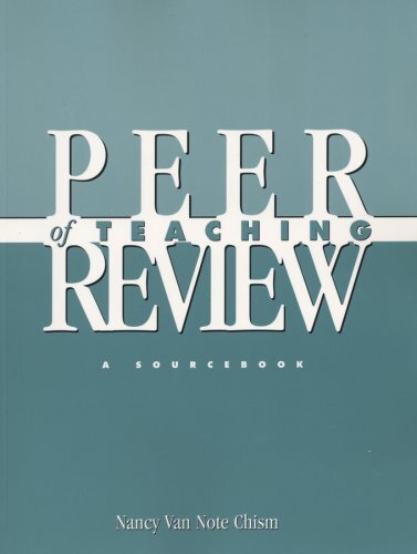 Peer Review of Teaching: A Sourcebook (JB ? Anker), Chism, Nancy Van Note,Stanle