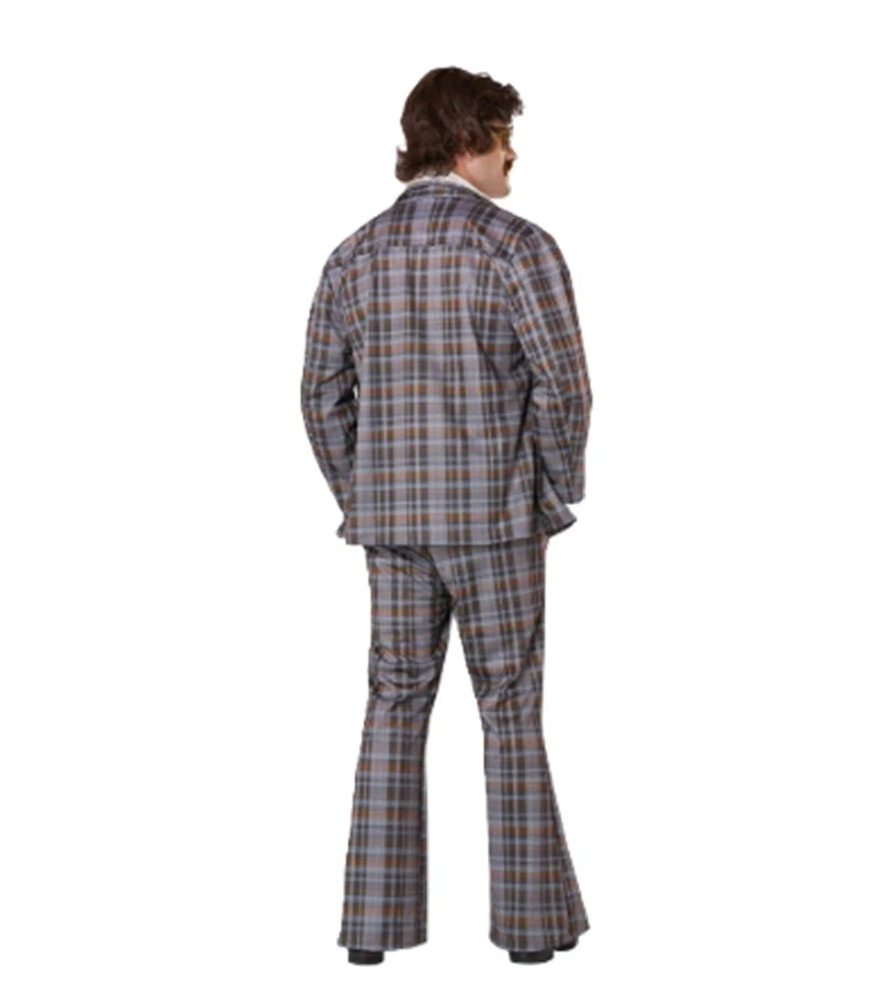70-е клетчатый жеребец костюм для отдыха - костюм - мужской - 3 размера - Изображение 3 из 4