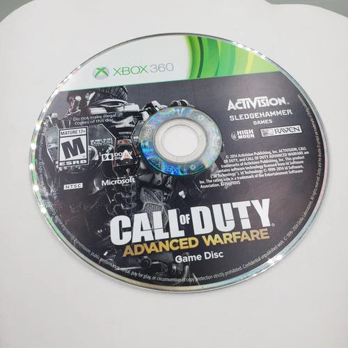 Call of Duty Advanced Warfare Microsoft Xbox 360  2014 2 Discs NO MANUAL