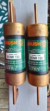 Lot Of 2  ECNR-150  250Vac 150 Dual-Element Time-Delay BRUSH