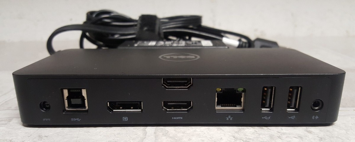 Dell D3100 USB 3.0 Ultra HD/4K Docking Station w/Power Supply | eBay