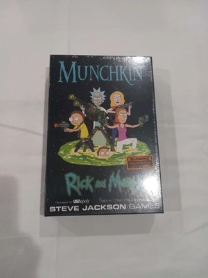 MUNCHKIN Rick And Morty Card Game USAOpoly & Steve Jackson Games unopened