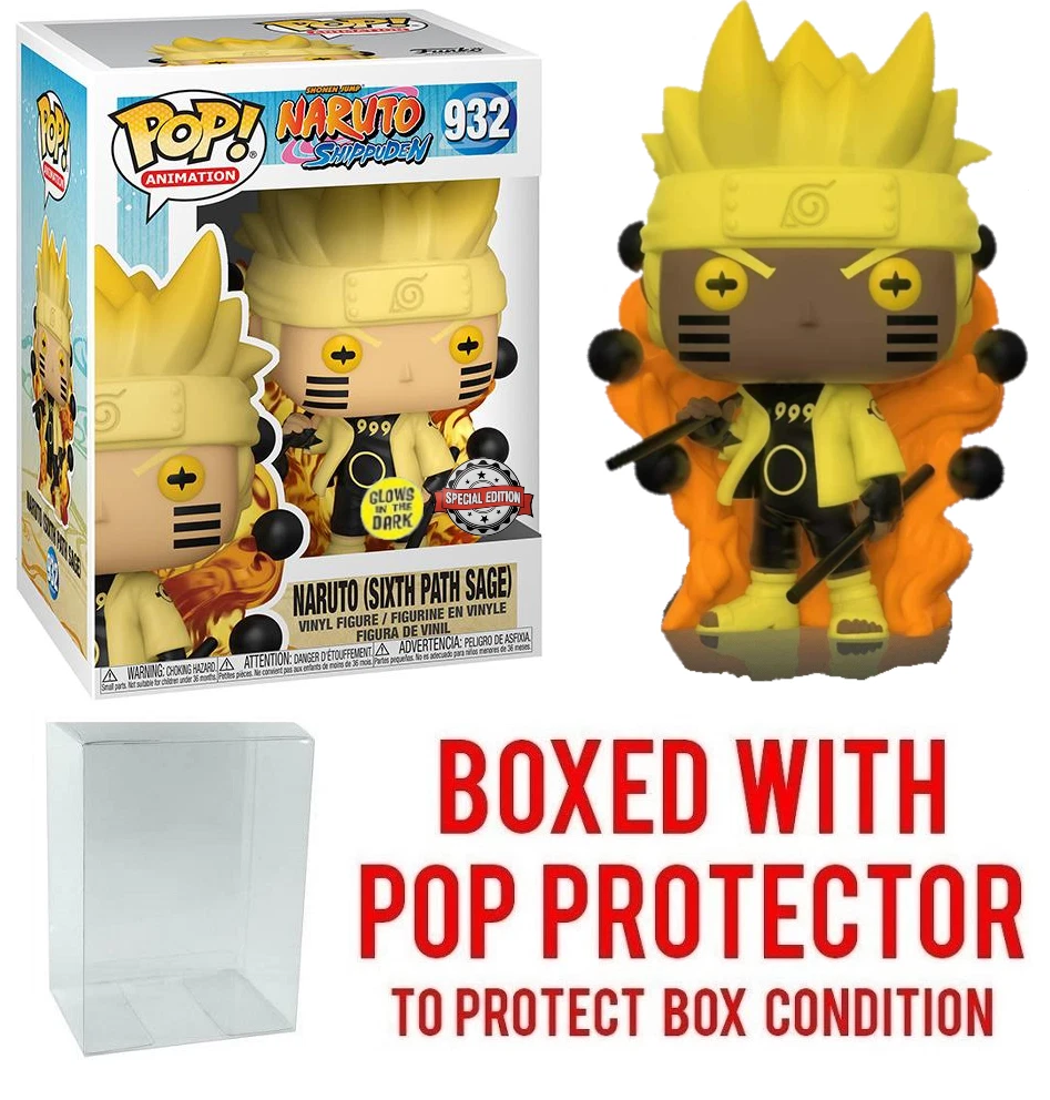 Funko Pop! Animation: Naruto (Six Path Sage) Glow in the Dark #932 vinyl  figure