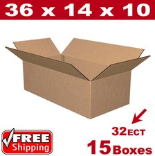 15 - 36x14x10 Cardboard Boxes Mailing Packing Shipping Box Corrugated Carton