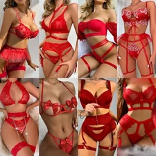 Women's Sexy Lingerie Sleepwear Dress Babydoll Outfit Nightwear New Year Gift US