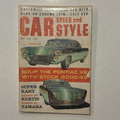 RARE 1960 Custom Car Speed & Style by Kurtis Peterson Publishing Spotlight