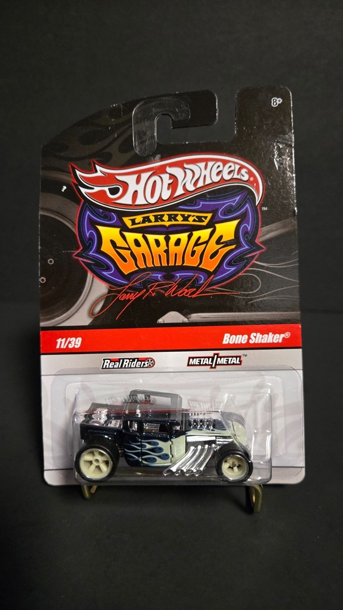 Hot Wheels Larry's Garage Bone Shaker 11/39 Real Riders Metal | eBay