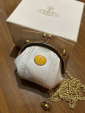 Vivienne Westwood Mini GamaGuchi Shoulder Bag White Leather Vintage Rare w/Box