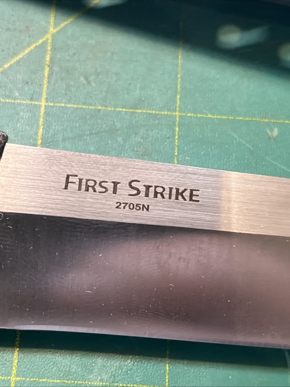 CRKT First Strike Fighting Knife,4 1/2 Inch Tanto Fixed Blade, Cord & Ray Skin H