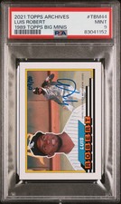 2021 Topps Archives 1989 Topps Big Minis Luis Robert #TBM44 /20 PSA 9