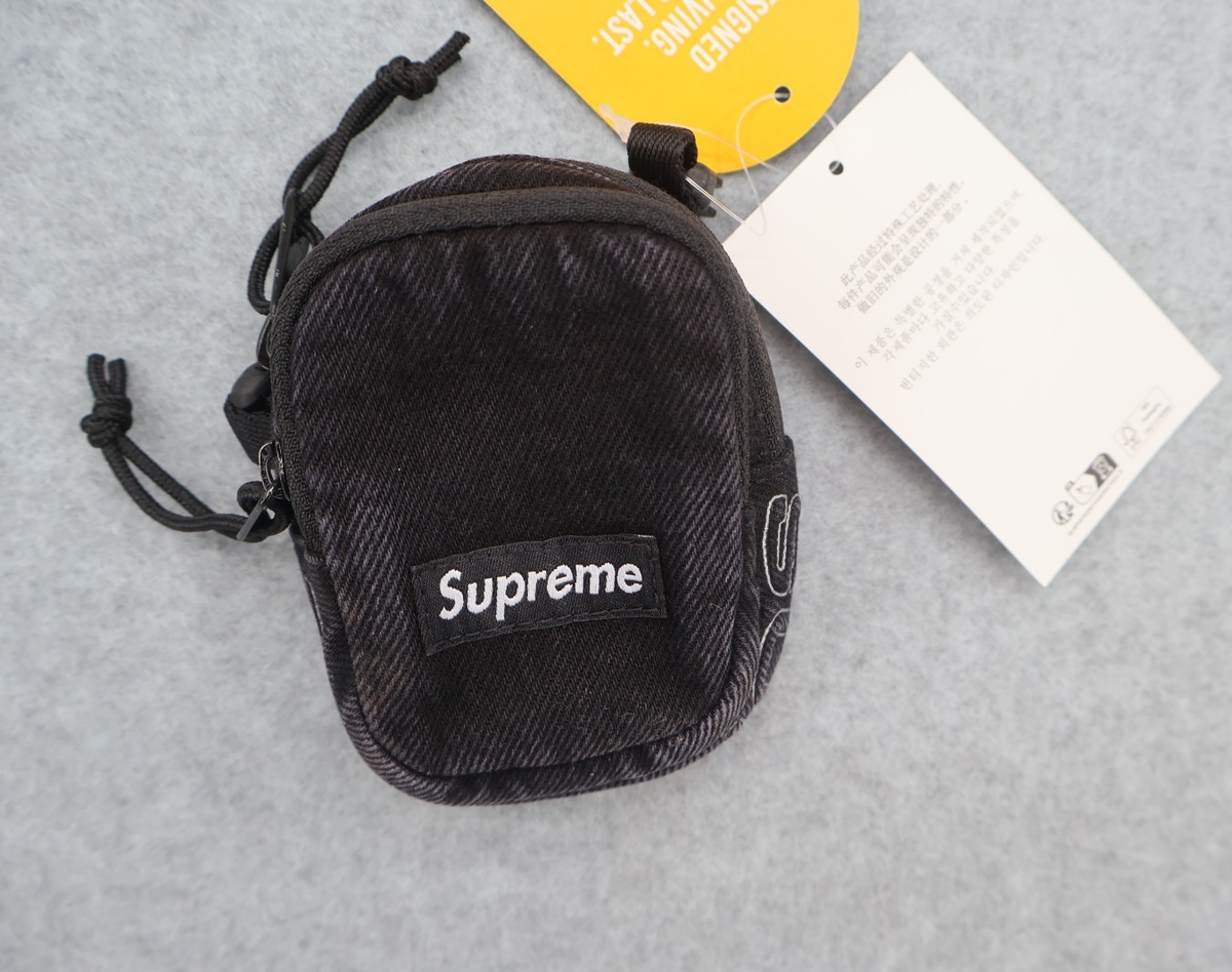 Supreme Mini Denim Utility Bag Black FW25 | eBay Supreme Mini Denim Utility Bag Black FW25 | eBay