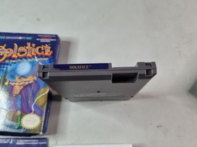 Solstice: The Quest for the Staff of Demons (Nintendo, 1990) NES CIB Complete