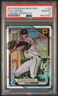 2024 BOWMAN MEGA BOX CHROME PROSPECTS #125 PAUL SKENES MOJO REFRACTOR RC PSA 10