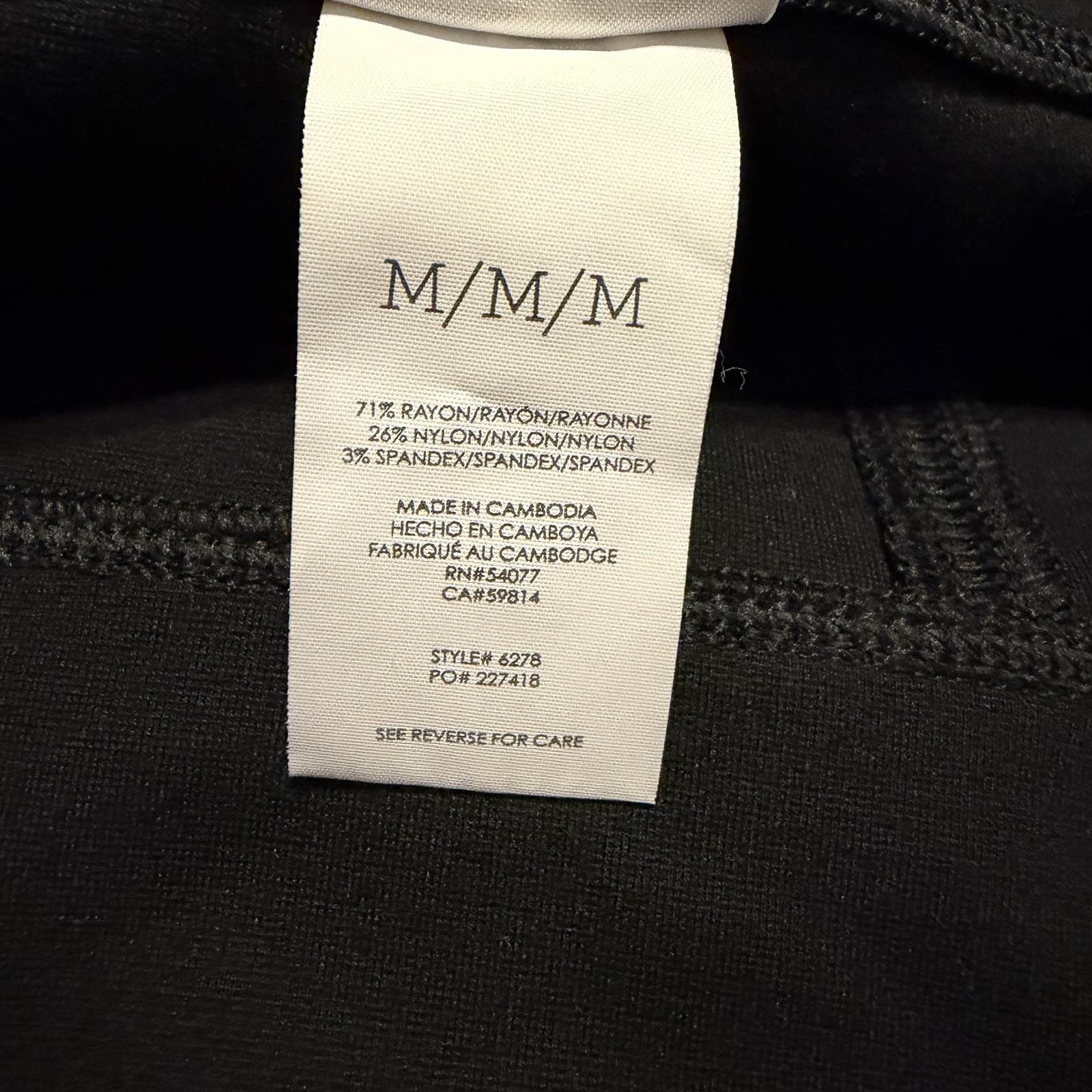 CABI Flegging (Flared Legging) Split Hem Ponte Bl… - image 8