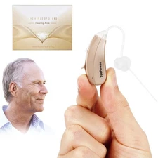 OTC Digital Hearing Aids for Seniors with Noise Reduction Function with Volume c