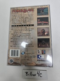 Powerslave Sega Saturn CIB Registration Card Authentic Tested Rare Manual 