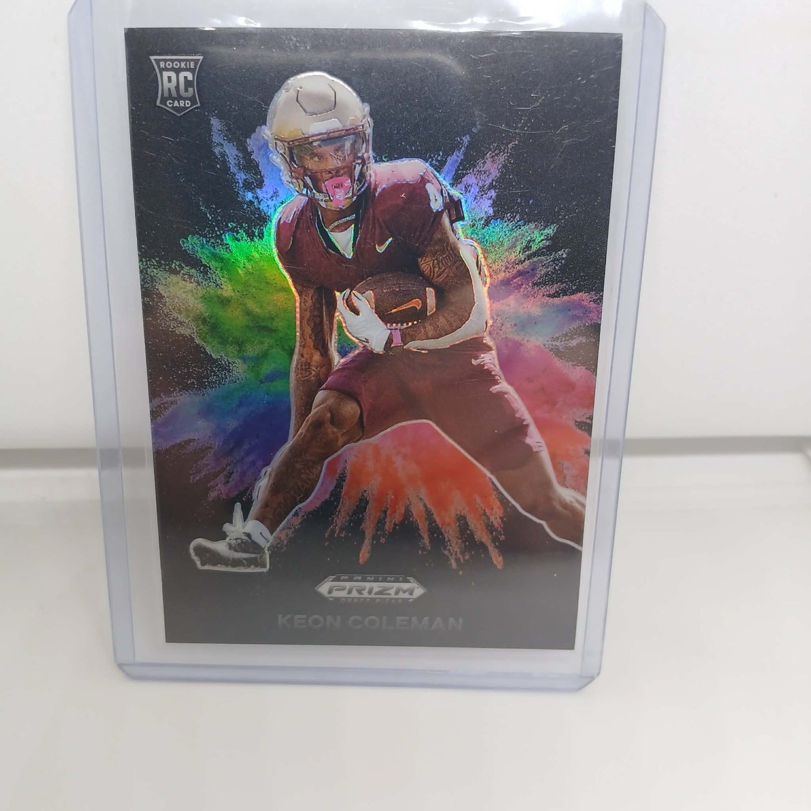 🔥2024 Panini Prizm Draft Picks - Black Color Blast Keon Coleman #CB-14 (RC)🔥