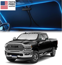 Windshield Sun Shade for Dodge RAM 2500 3500 2010-2025 2026, Foldable Car Window