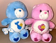 Care Bear Baby babies Pair Pink and Blue 2022 Baby Hugs and Baby Tugs