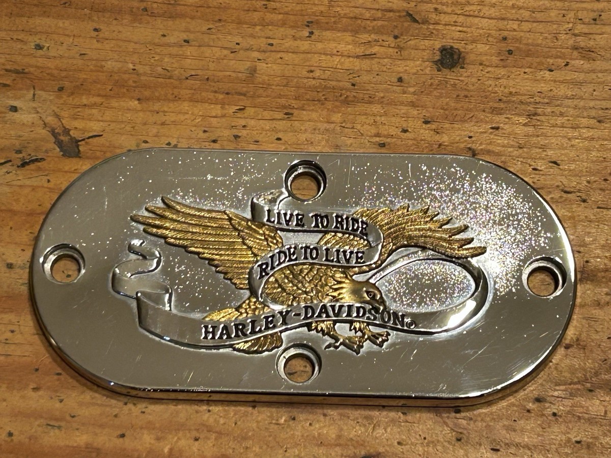 Harley Davidson 'Live to Ride/Ride to Live' Eagle Air Filter Cover