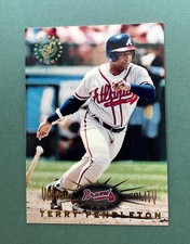1995 Topps Stadium Club Baseball Terry Pendleton Virtual Reality #40 Braves