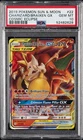 2019 POKEMON SUN & MOON COSMIC ECLIPSE #22 CHARIZARD & BRAIXEN GX PSA 10