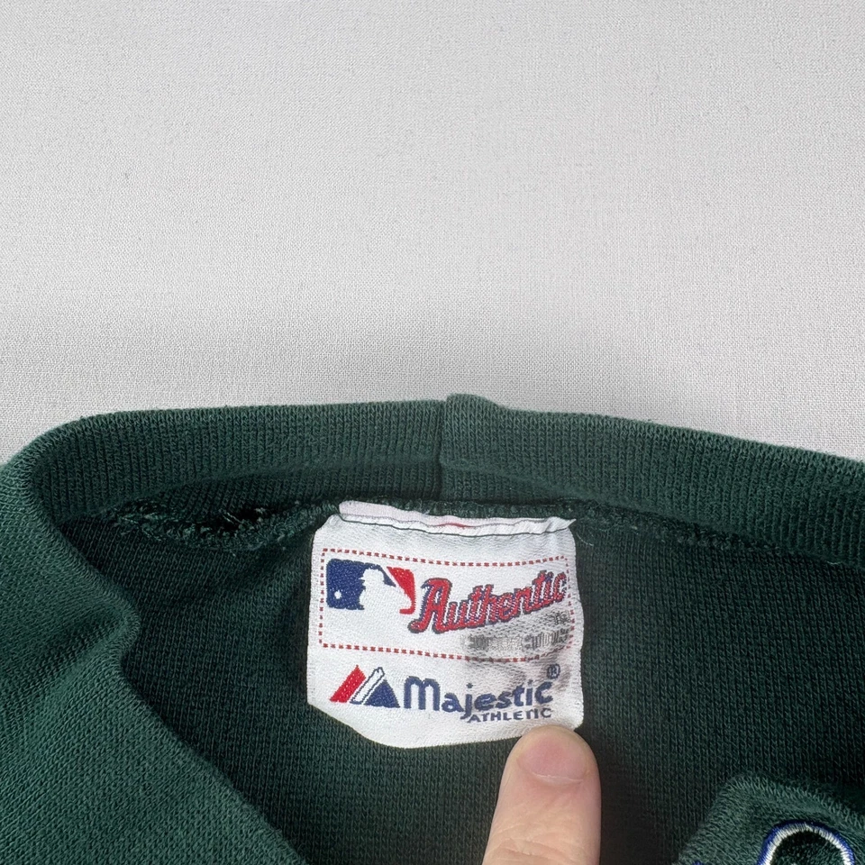 Sudadera De Colección Tampa Bay Rays Para Hombres XL Verde Cuello Simulado Emitida por Jugador Calce Ajustado Foto 4 de 4