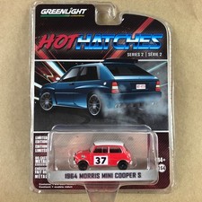 Greenlight Collectibles Hot Hatches Series 2 1964 Morris Mini Cooper S Red #37
