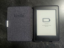 Amazon Kindle Paperwhite DP75SDI 7th Gen 6" 4 GB Wi-Fi E-Reader with Case Bundle