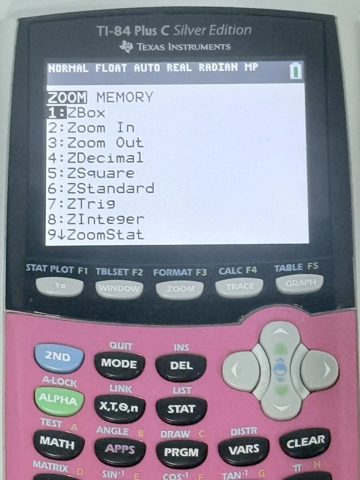 Texas Instruments TI-84 Plus C Silver Edition Graphing Calculator Tested/Working - Image 4 of 4