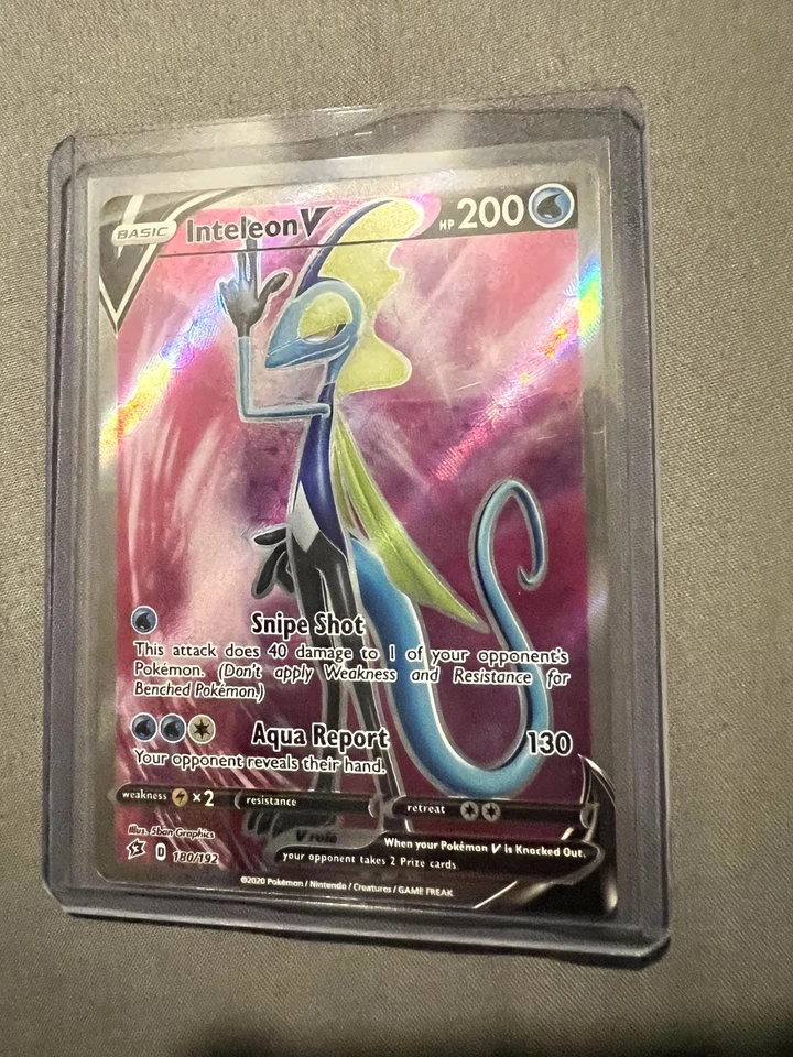 Inteleon V (Full Art) 180/192 Swsh02: Rebel Clash Holo - Image 3 of 4
