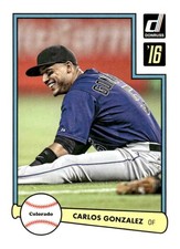 2016 Donruss #D82-28 Carlos Gonzalez 1982