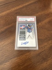 2015 PANINI CONTENDERS INT. AUTOGRAPH ROOKIE VLADIMIR GUERRERO PSA 8 9 POP 1