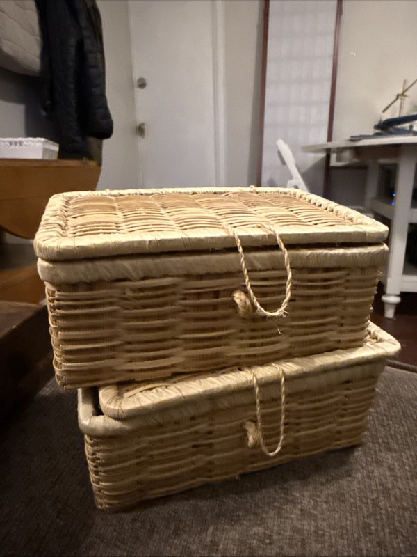 Vintage American Girl Pleasant Company Clothing Boxes Woven
