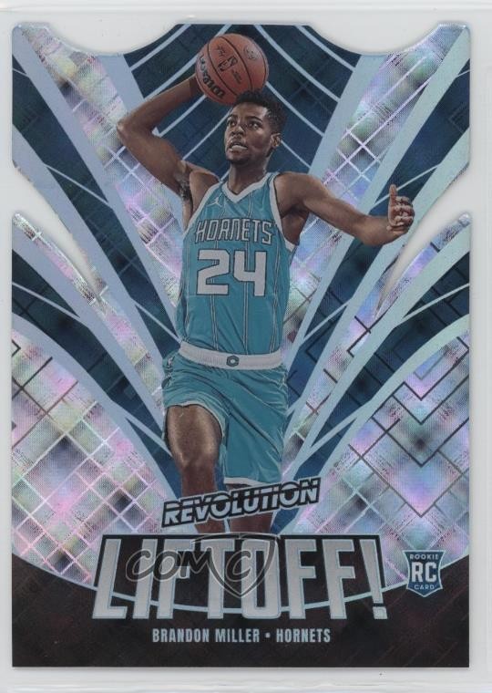 2023-24 Panini Revolution Liftoff! Cosmic 16/99 Brandon Miller #9 Rookie RC w7p