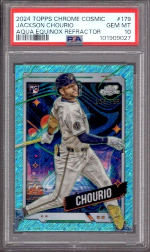 2024 Jackson Chourio [Aqua Equinox Refractor] #179