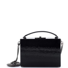 Saint Laurent Nan Box Bag Textured Patent