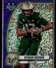 2024 Bowman Chrome #34 Byrum Brown Purple Mini-Diamond Refractor #/375