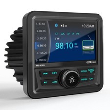 Bluetooth Marine Stereo Radio Receiver: Boat Digital Multimedia MP5 Player - ...
