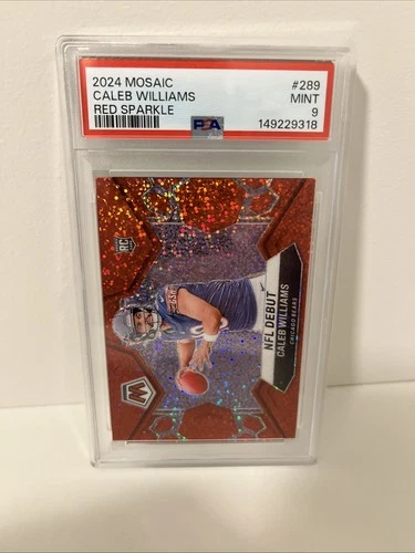 2024 Mosaic Caleb Williams Red Sparkle PSA 9 Mint!